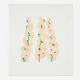 Donald Sultan, Wallflower 3 (from the Wallflowers series), 2008, screenprint in colors