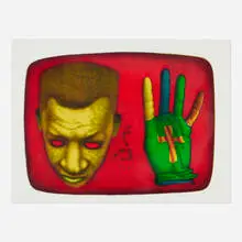 Ed Paschke, Poderosa, 1991, lithograph in colors