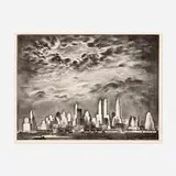 Louis Lozowick, Storm over Manhattan