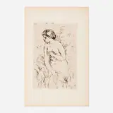 Pierre-Auguste Renoir, Baigneuse debout à mi-jambes (from Théodore Duret's Monet and the French Impressionists)
