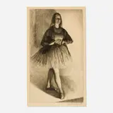 Gerald Brockhurst, The Dancer (Anais), 1928, etching