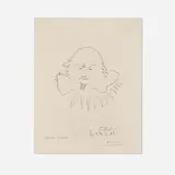 Shakespeare by Pablo Picasso, 1965, lithograph, sold Mar 2025