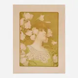 Paul Berthon, Sarah Bernhardt as Melisande in La Princesse Lointaine, 1901, lithograph in colors