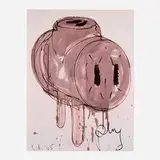 Claes Oldenburg, Sketch of a Three Way Plug, 1972, offset lithograph in colors