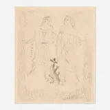 Georges Braque, Eros and Eurybia, 1932, etching