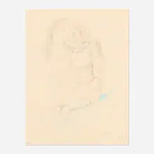Balthus, Valérie, 1993, lithograph in colors on Chine on Arches