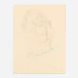 Balthus, Valérie, 1993, lithograph in colors on Chine on Arches
