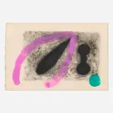 Joan Miró, Untitled (from the Nous avons portfolio), 1959, etching and aquatint with hand-coloring
