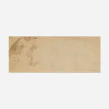 Stanley Spencer, Sketch with Figures, graphite and watercolor on paper
