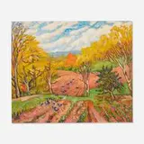 Hayley Lever, Westchester Autumn, oil on panel