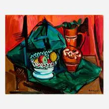 Ben Benn, Still Life, the Wraping Paper, 1965, oil on canvas