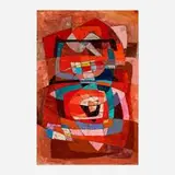 Robert Schellin, Mostly Red, oil on canvas