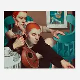 Edward Povey, Yesterday's Future, 2018, oil on canvas