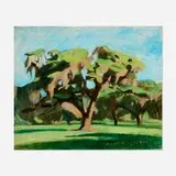 Myron Lechay, Live Oaks, 1926, oil on canvas