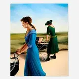 Common Places by Claire Klarewicz-Okser, 1992, oil on linen, sold Feb 2025