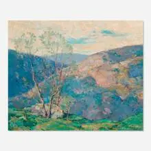 Malcolm Humphreys, Mountainous Landscape, oil on canvas