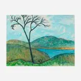 Gershon Benjamin, Tree in Landscape