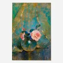 Laura Coombs Hills, Primroses, pastel on paper