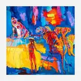 Nicola Simbari, Untitled, 1979, acrylic on canvas