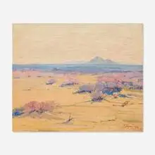 Fred Grayson Sayre, Sentinels of the Wastelands, oil on canvas