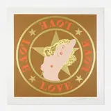 Robert Indiana, Marilyn Love, 2008, screenprint in colors