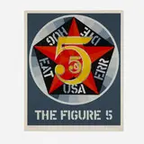 Robert Indiana, The Figure 5 (from the Decade portfolio)