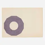 Frank Stella, Kay Bearman (from the Purple series), 1972, lithograph