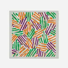 Jasper Johns, Untitled, 1977, screenprint in colors on Patapar printing parchment