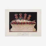 Les panaches panachés (from Les dîners de Gala suite) by Salvador Dalí, 1971, photolithograph in colors with etching on BFK Rives, sold Dec 2025