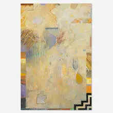 Roland Ginzel, Then and Now, 1987, oil and charcoal on canvas