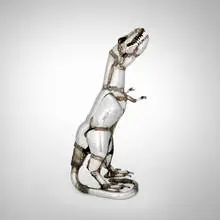 John Kearney, Dinosaur (T Rex), welded chrome-plated steel