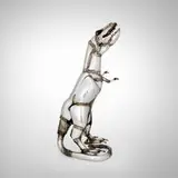 John Kearney, Dinosaur (T Rex), welded chrome-plated steel