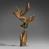 Richard Hunt, Growth and Flight, 2005, bronze