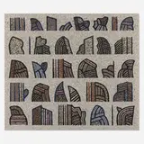 Ray Yoshida, Questionable Structures, 1974, acrylic on canvas