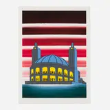 Roger Brown, Navy Pier, 1986, lithograph in colors