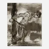 Leon Golub, No Escape Now, 2002, ink on paper