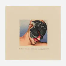 Robert Lostutter, Black Swan, 1977, watercolor and pencil on paper