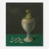 Gertrude Abercrombie, Chick in Egg Cup (Which Came First: Chick and Egg Shell)