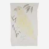 Lee Godie, Staying Alive, ballpoint pen and crayon on unstretched canvas