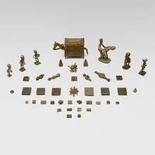 Akan, Collection of goldweights, bronze