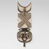 Bwa, Nwantantay plank mask, carved and painted wood