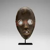 Dan, Gunyege mask, carved wood, metal, fabric