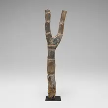 Granary ladder by Dogon, carved wood, sold Dec 2025