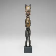 Abelam, Ancestral figure, carved and painted wood