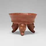 Colima, Orangeware tripod bowl, earthenware