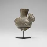 Xiao Yuncong, Molded Blackware jaguar effigy vessel, earthenware