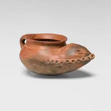 Maya, Orangeware effigy vessel, earthenware