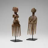 Asante, Figural combs, set of two