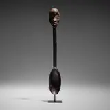 Dan, Spoon with Janus head, carved wood