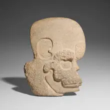 Maya, Stone head hacha, stone